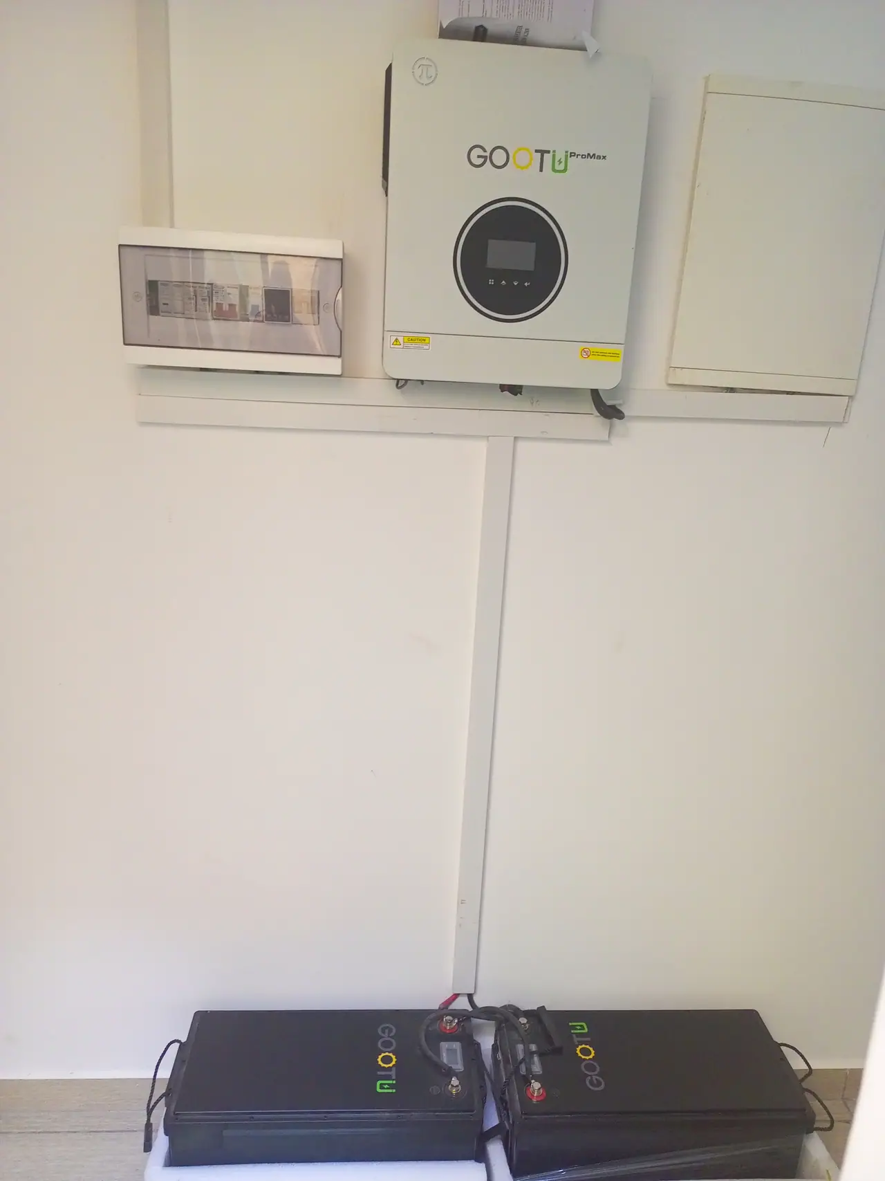 Mise en service avec contrôle des mesures devant le client — photo 3